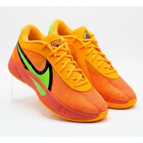 Nike Giannis Immortality 3 Basketball Shoes Vibrant Orange/Green Men\'s Size 9.5